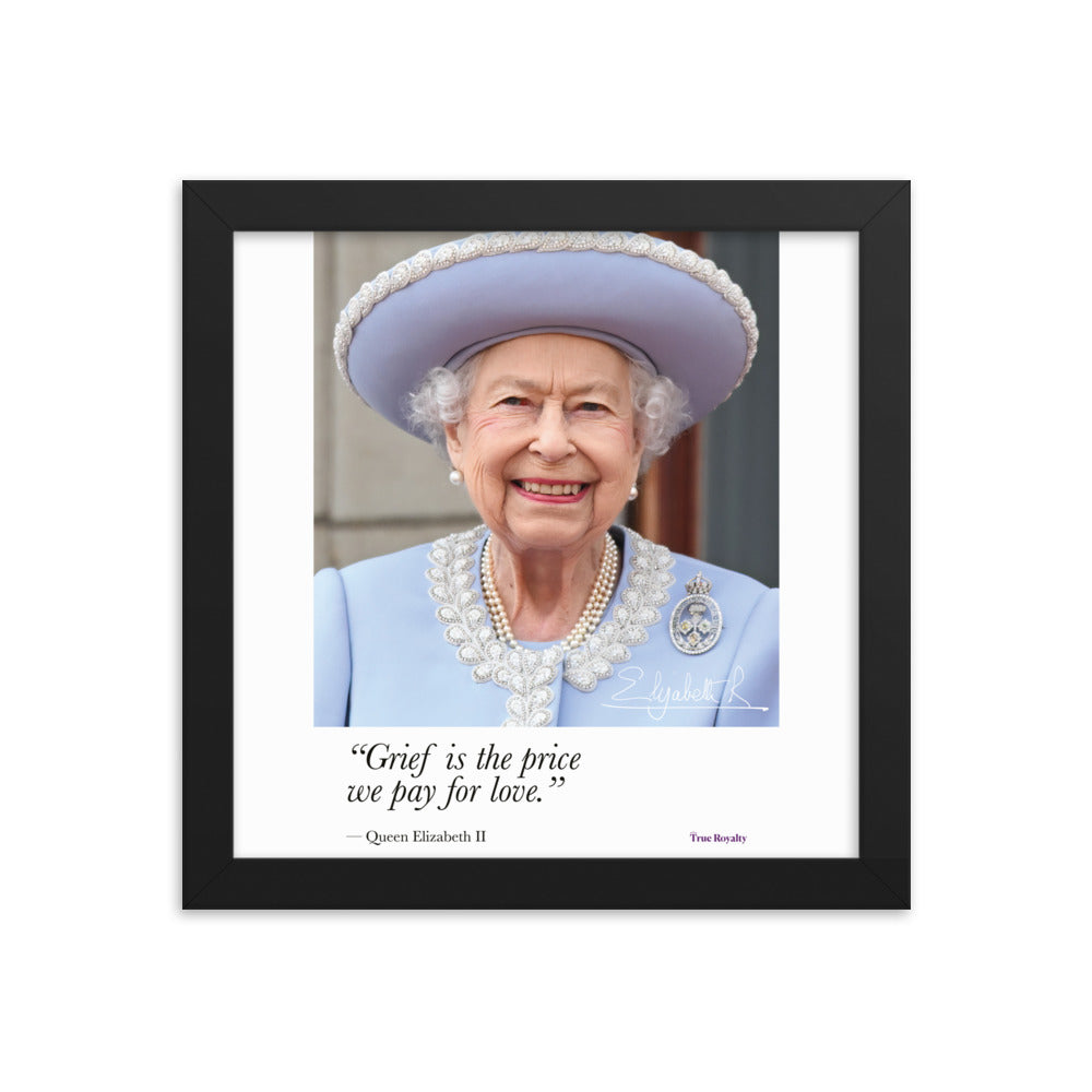 Queen Elizabeth II's words of wisdom - poster