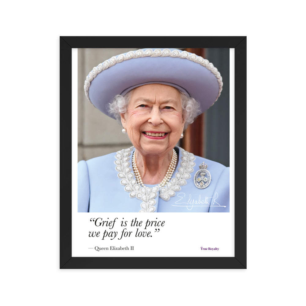 Queen Elizabeth II's words of wisdom - poster