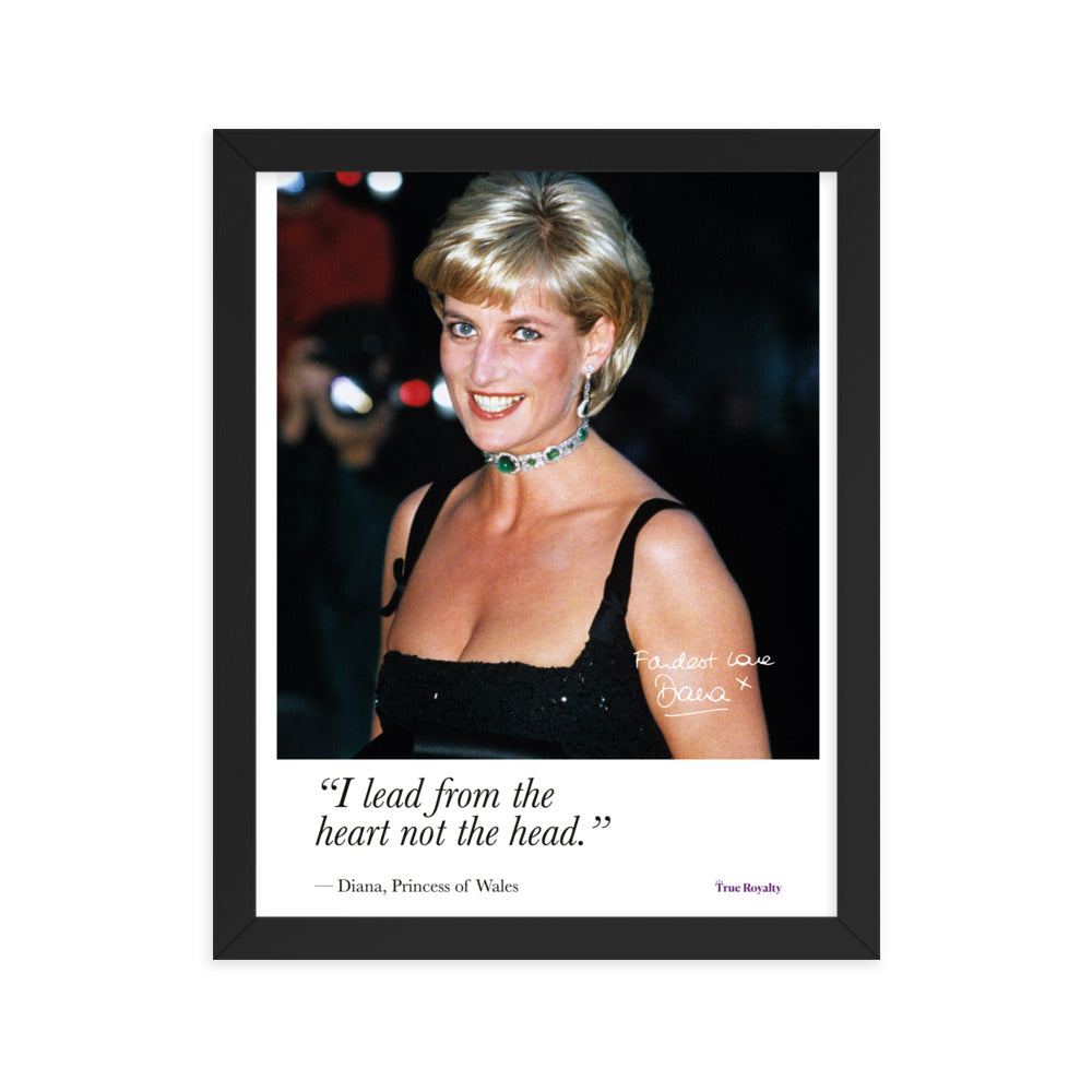 Princess Diana's words of wisdom - poster