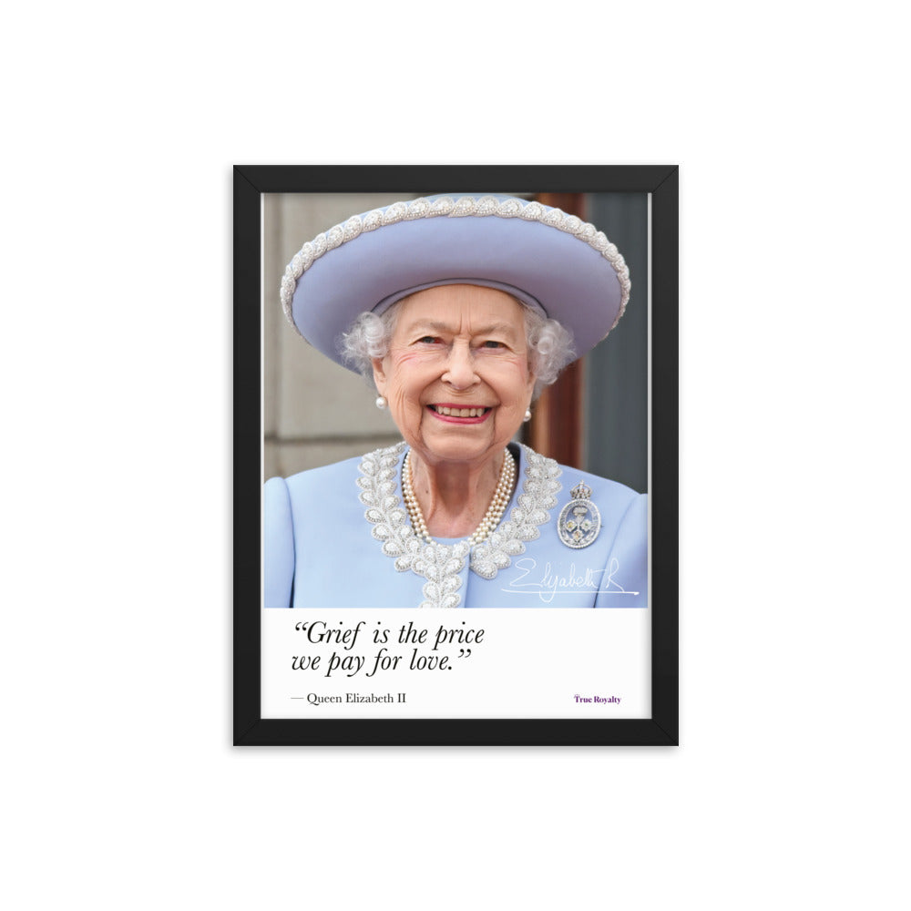 Queen Elizabeth II's words of wisdom - poster