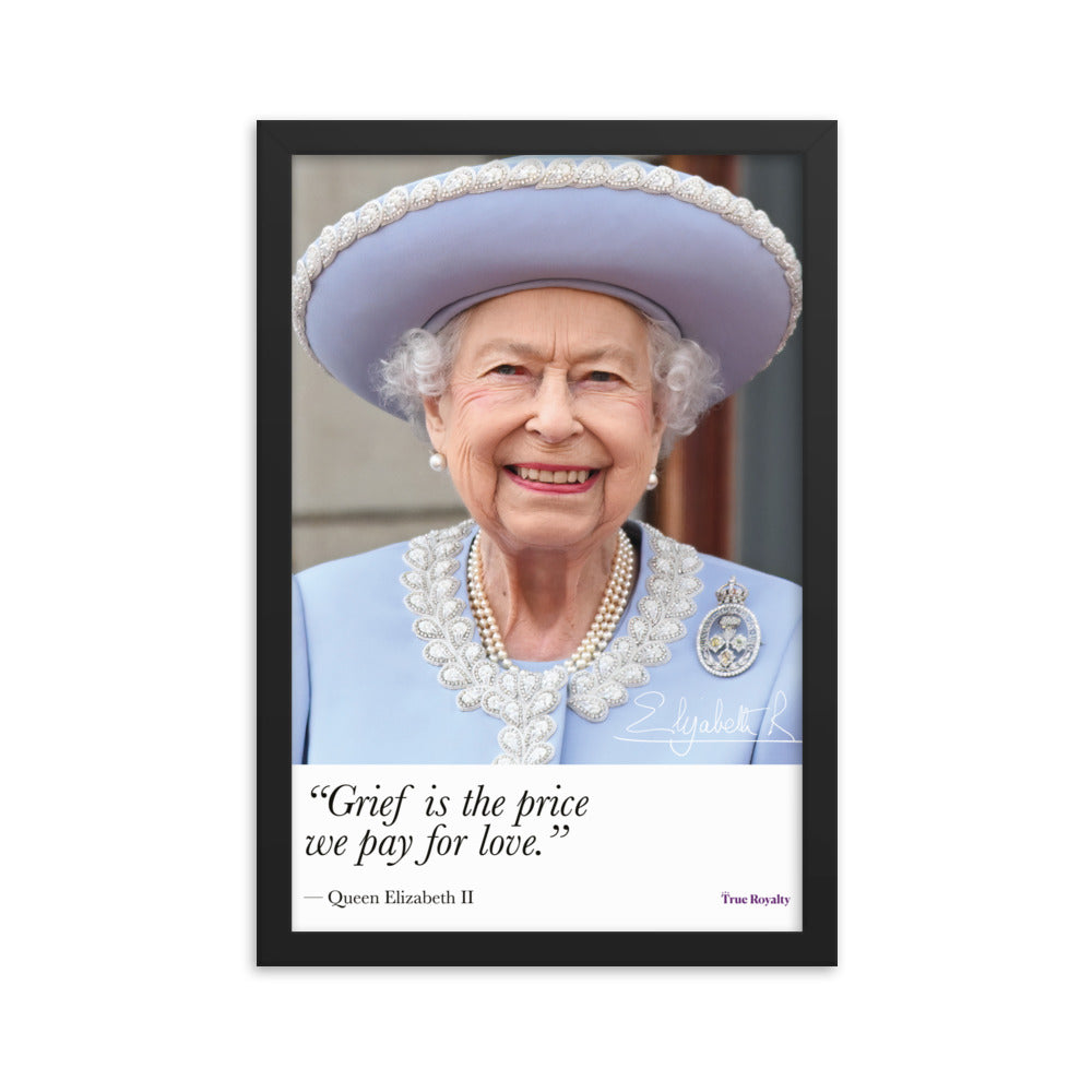 Queen Elizabeth II's words of wisdom - poster