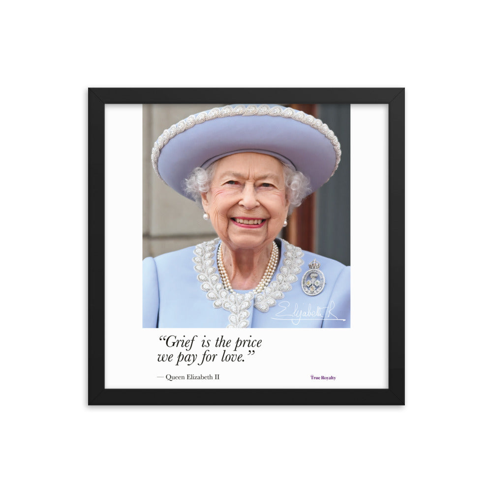 Queen Elizabeth II's words of wisdom - poster