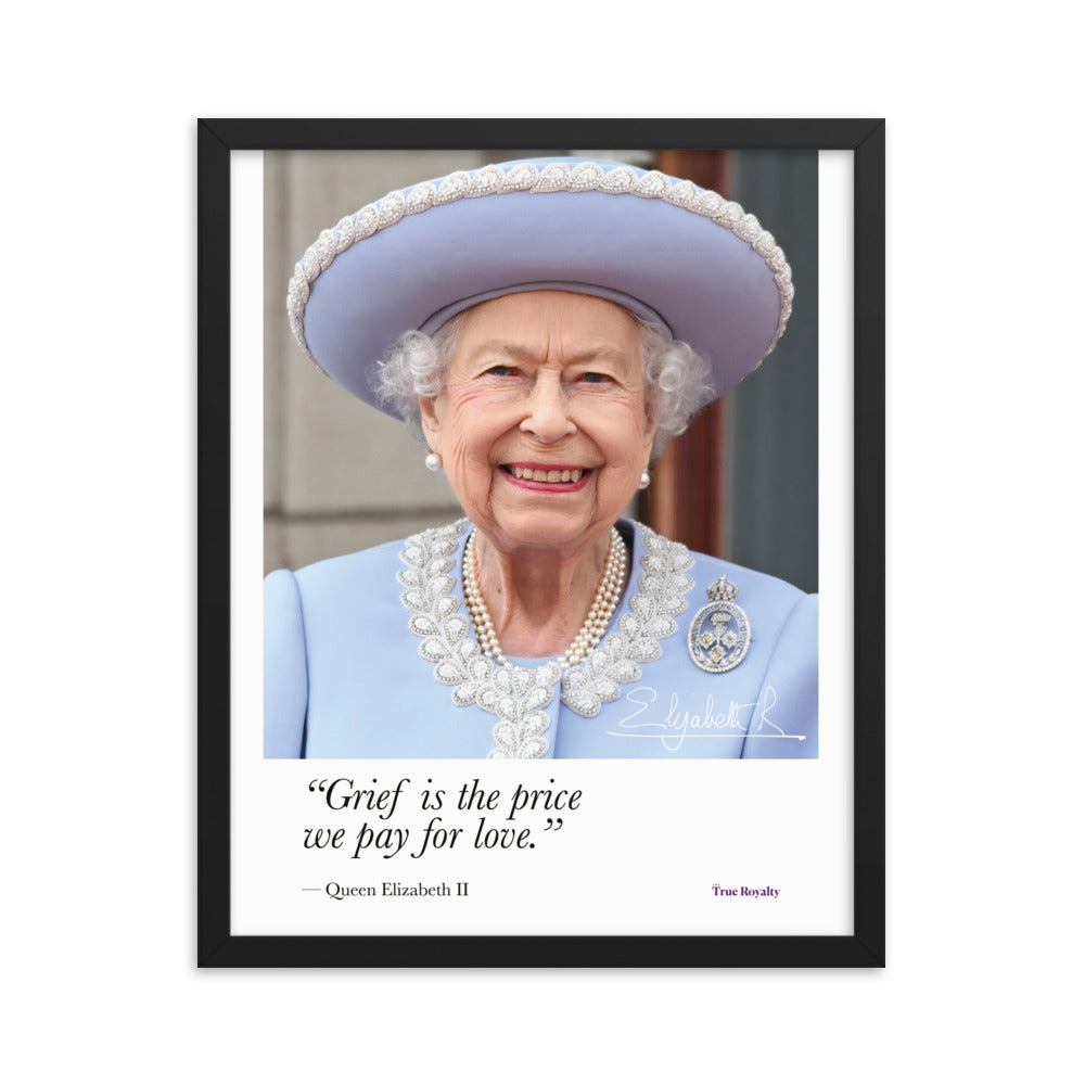 Queen Elizabeth II's words of wisdom - poster