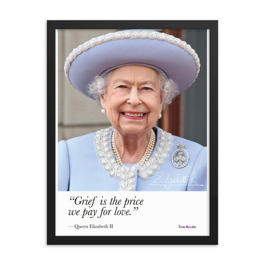 Queen Elizabeth II's words of wisdom - poster