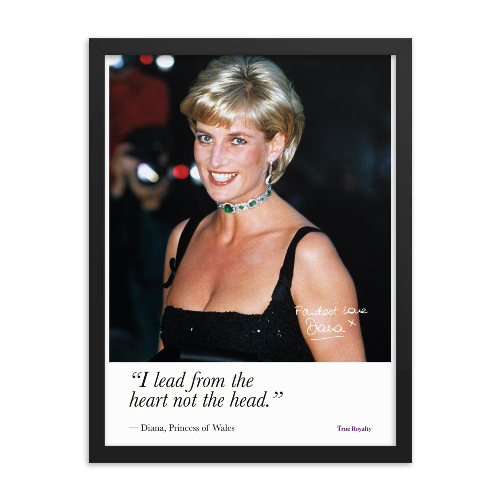 Princess Diana's words of wisdom - poster