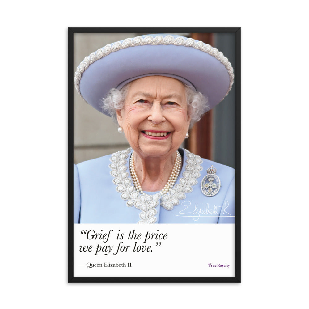 Queen Elizabeth II's words of wisdom - poster