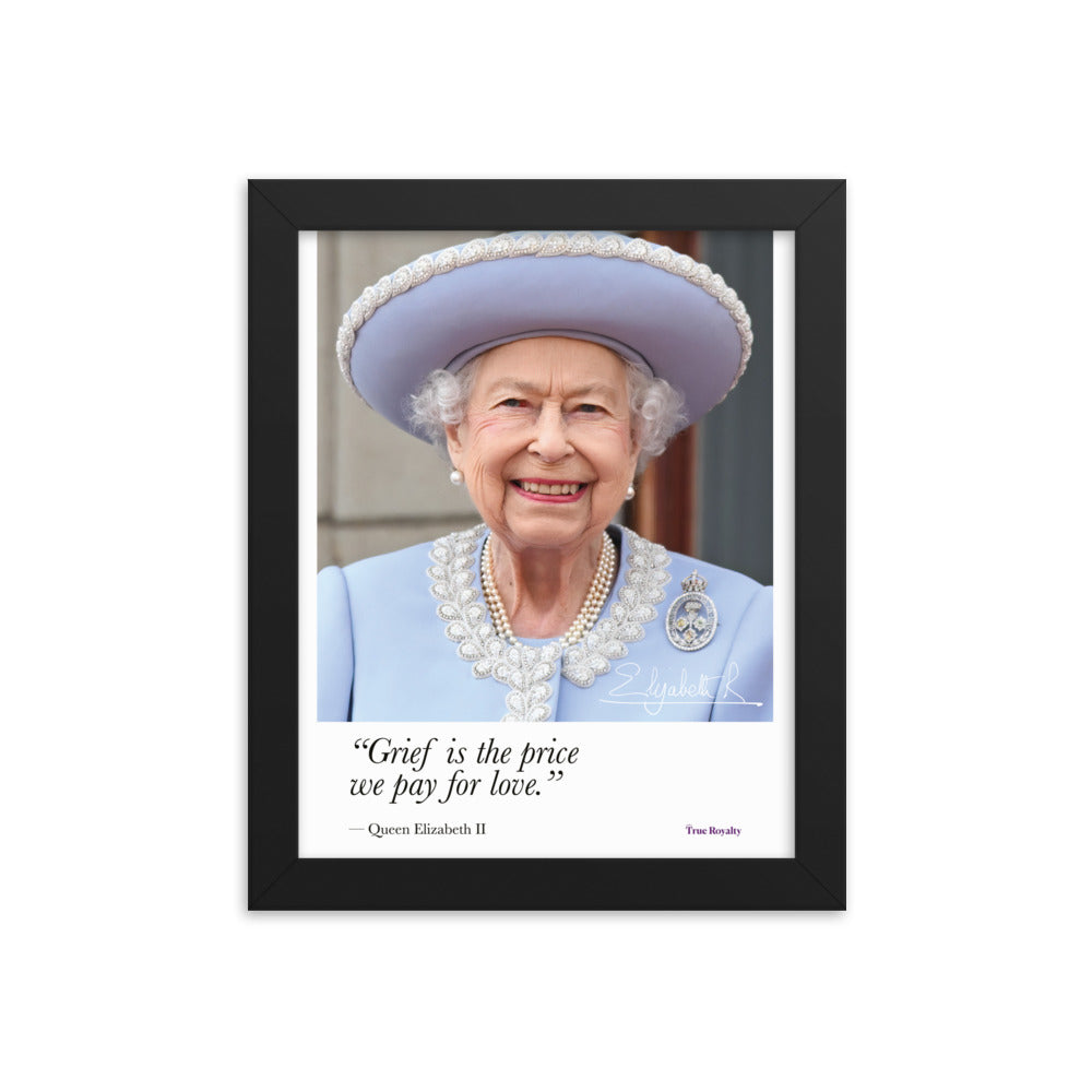 Queen Elizabeth II's words of wisdom - poster