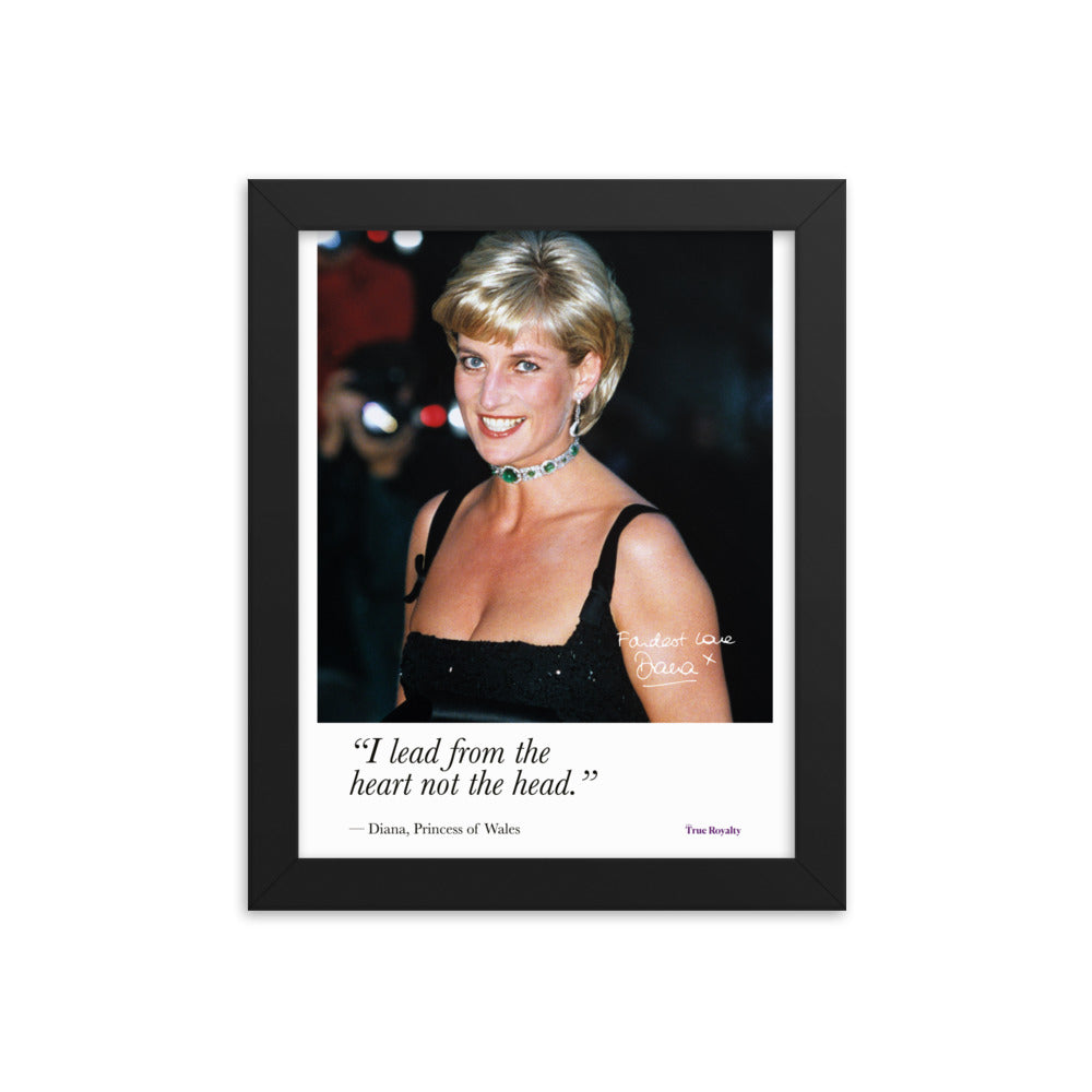 Princess Diana's words of wisdom - poster