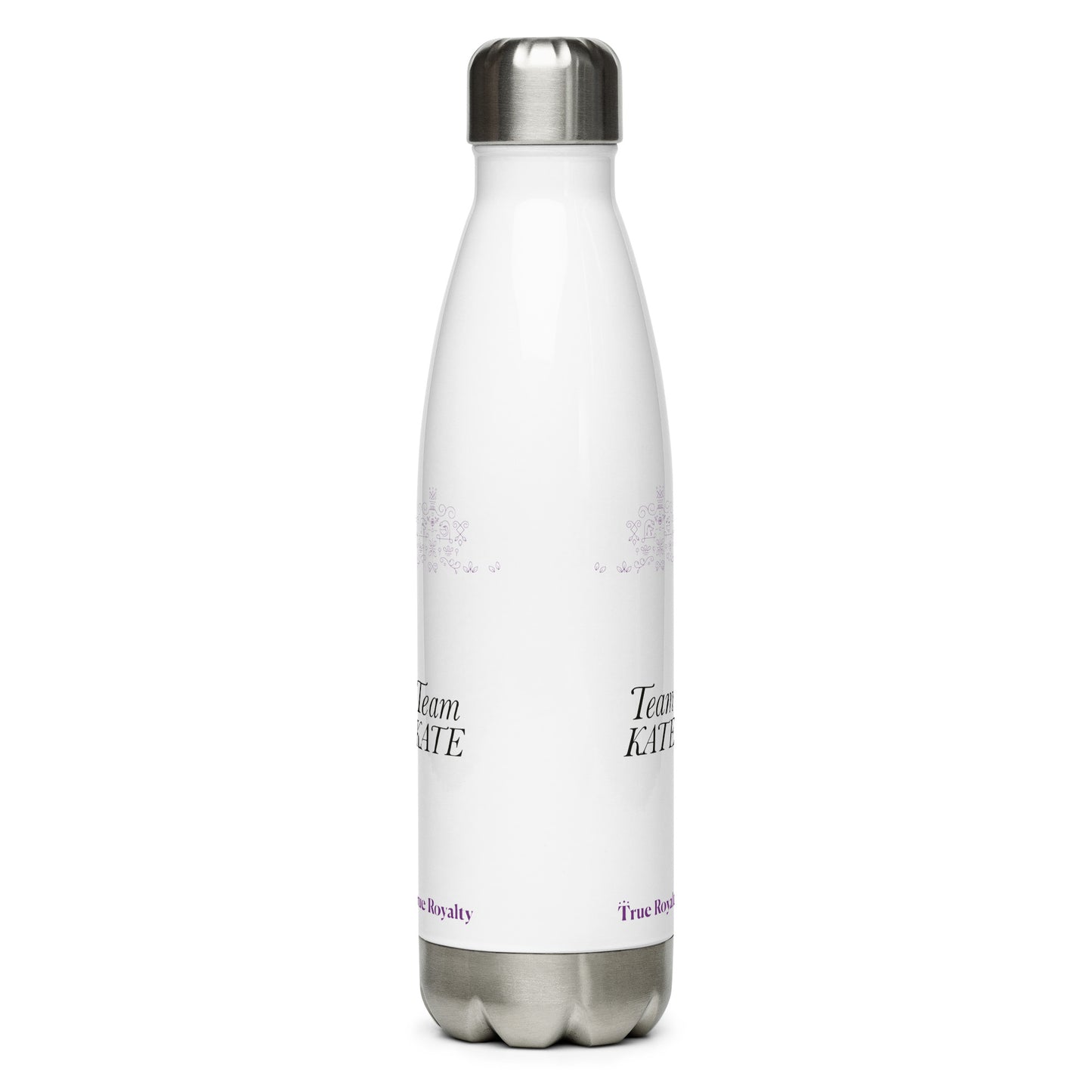 Team Kate stainless steel water bottle