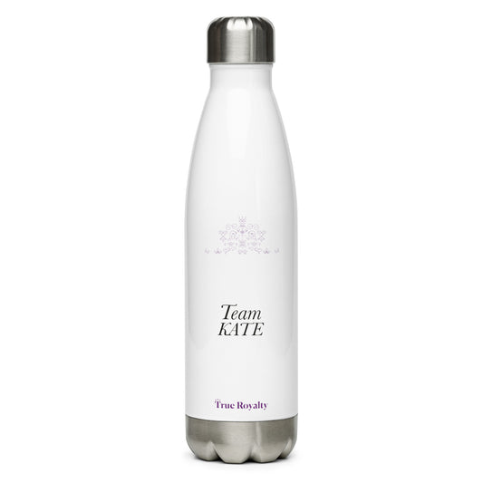 Team Kate stainless steel water bottle