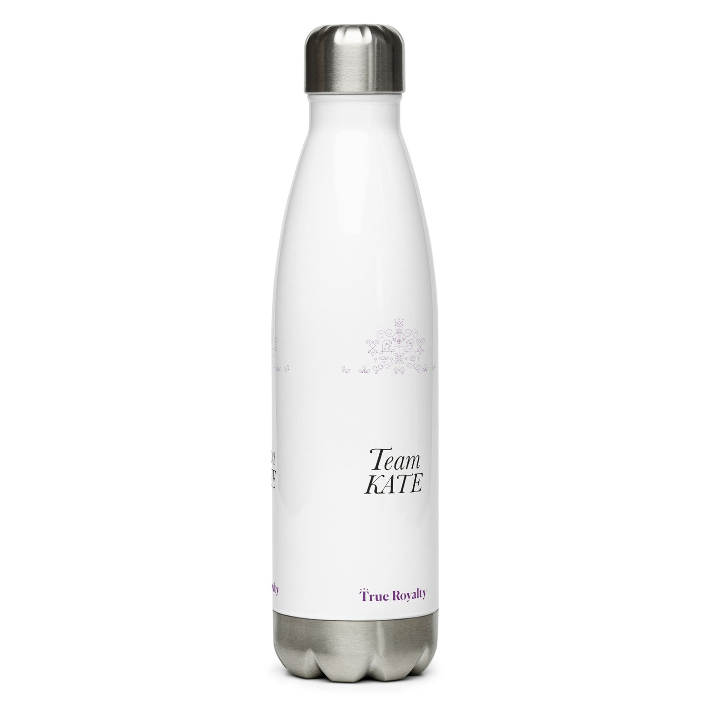 Team Kate stainless steel water bottle