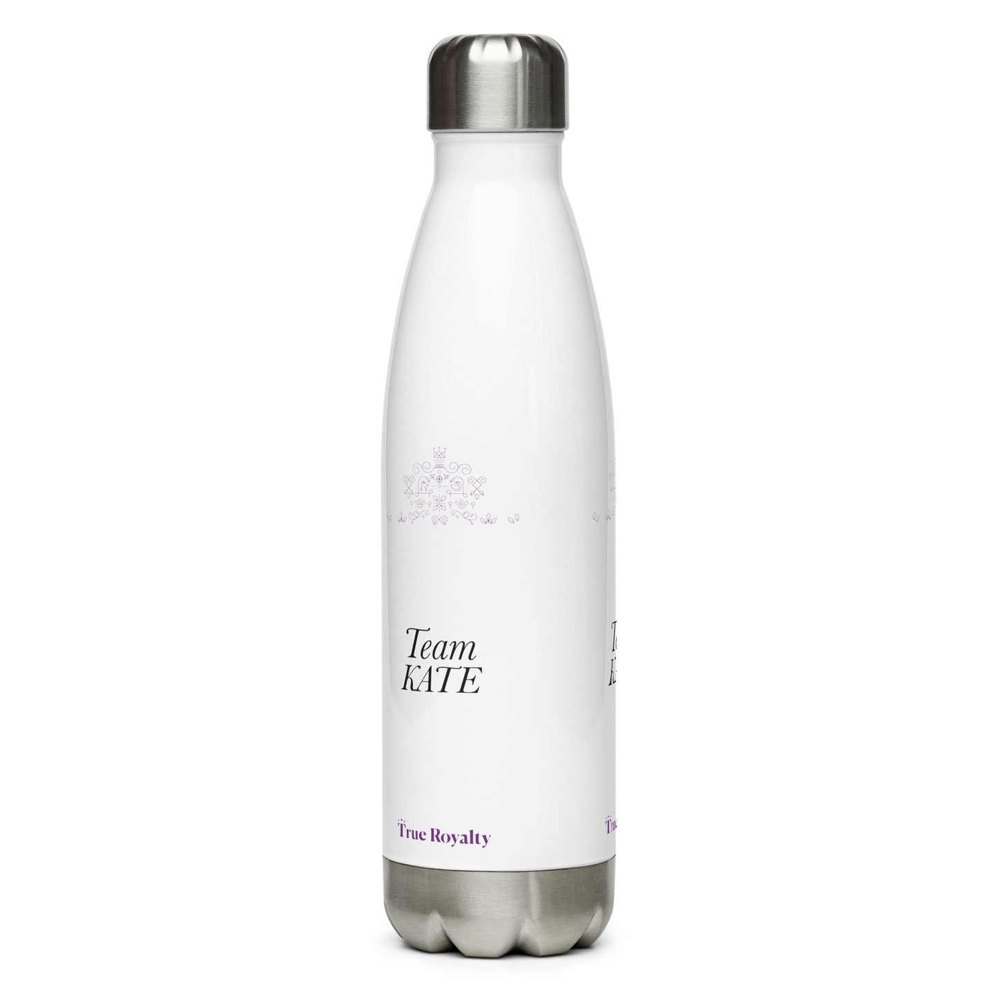 Team Kate stainless steel water bottle