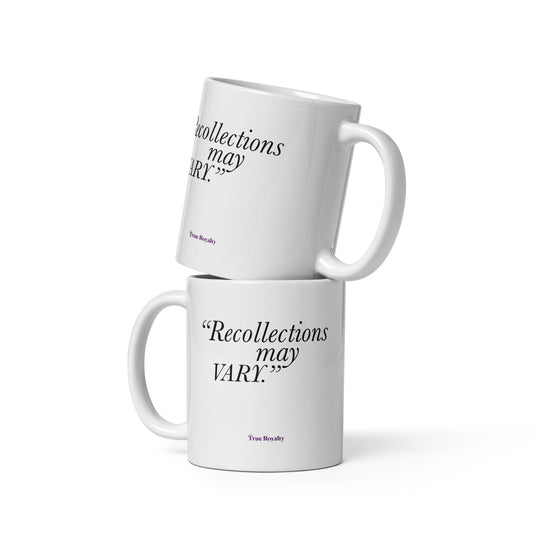 Recollections May Vary Mug